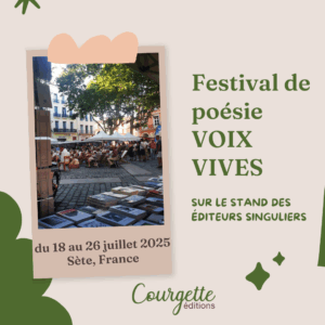 visuel pour le festival de la poésie voix vives de sète 2025 france