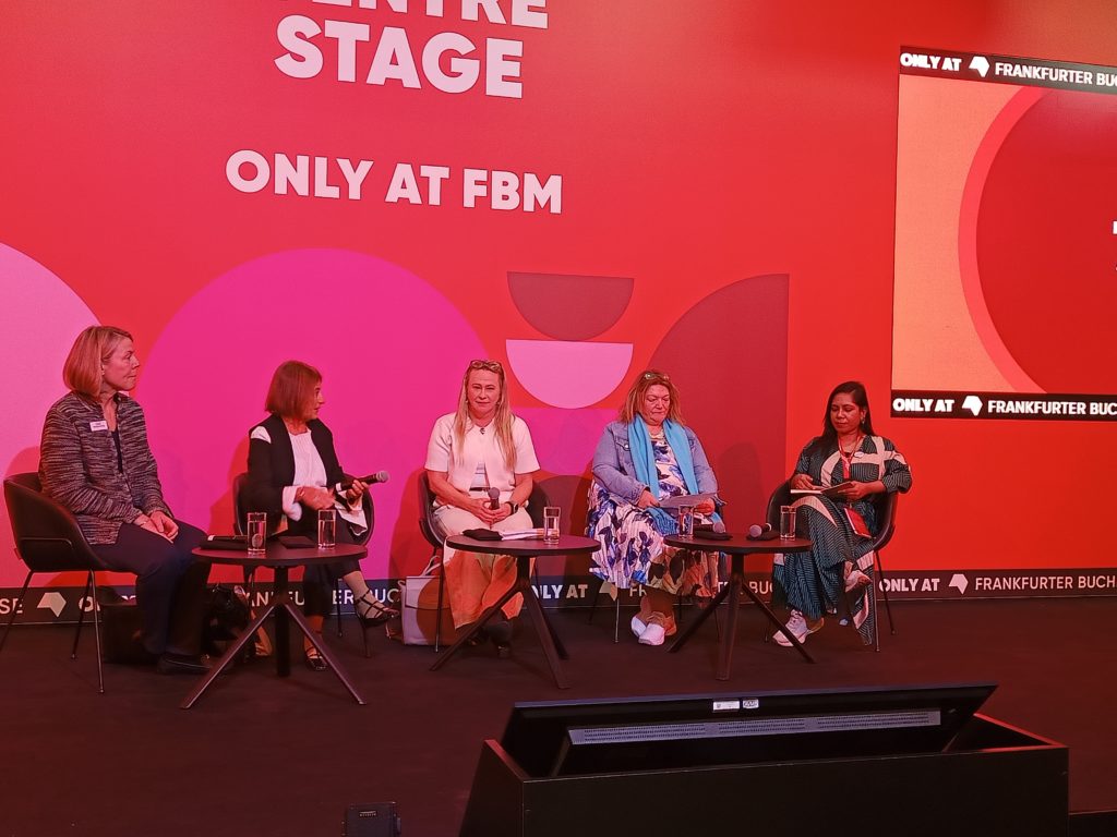 panel of women in publishing at francfort book fair