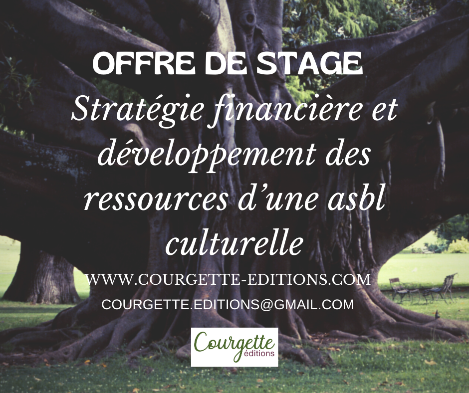 Grand arbre aux racines épaisses et entrelacées, symbolisant la structuration financière, la durabilité et le développement à long terme d’une asbl culturelle.
