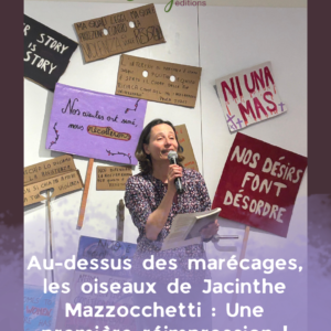 Jacinthe Mazzocchetti lors de la soirée Matrimoine en anthropologie : retracer l'invisible
