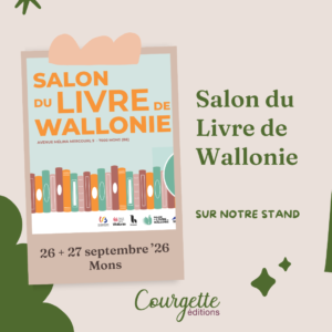 Salon du livre de Wallonie, visuel pour le salon qui aura lieu du 26 au 27 septembre à Mons