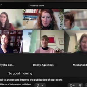 capture d'écran d'un replay d'une table ronde de babelica on line